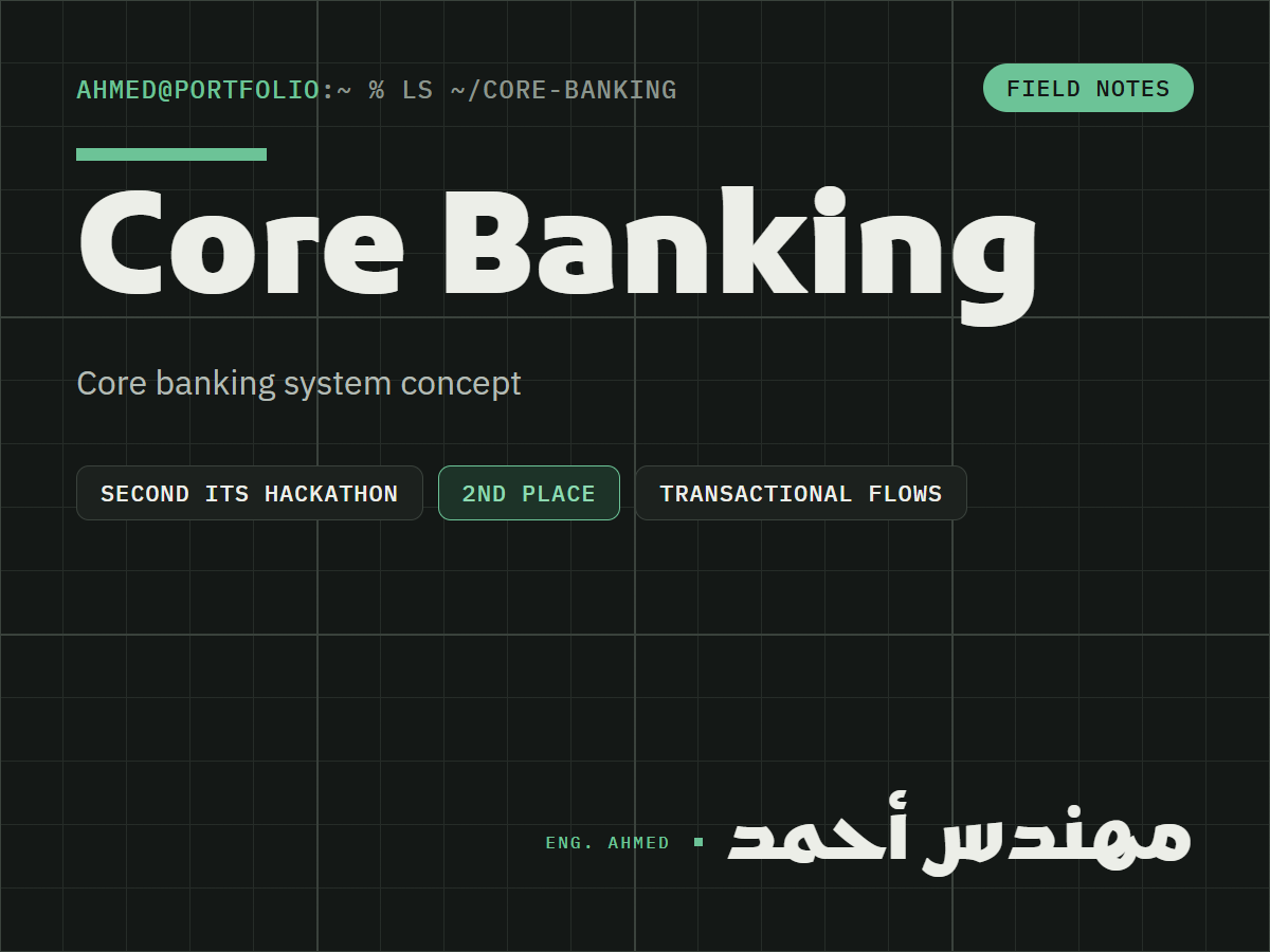 Core Banking project card