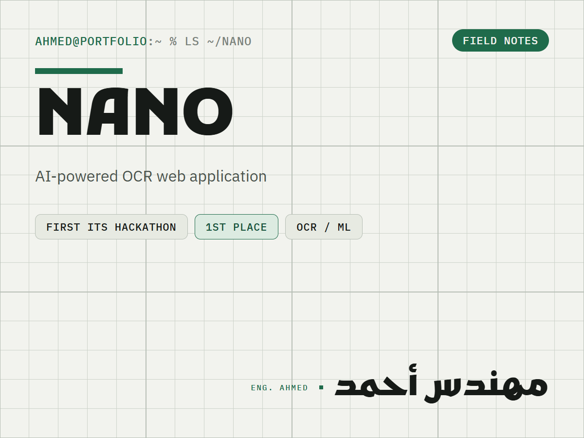 NANO project card